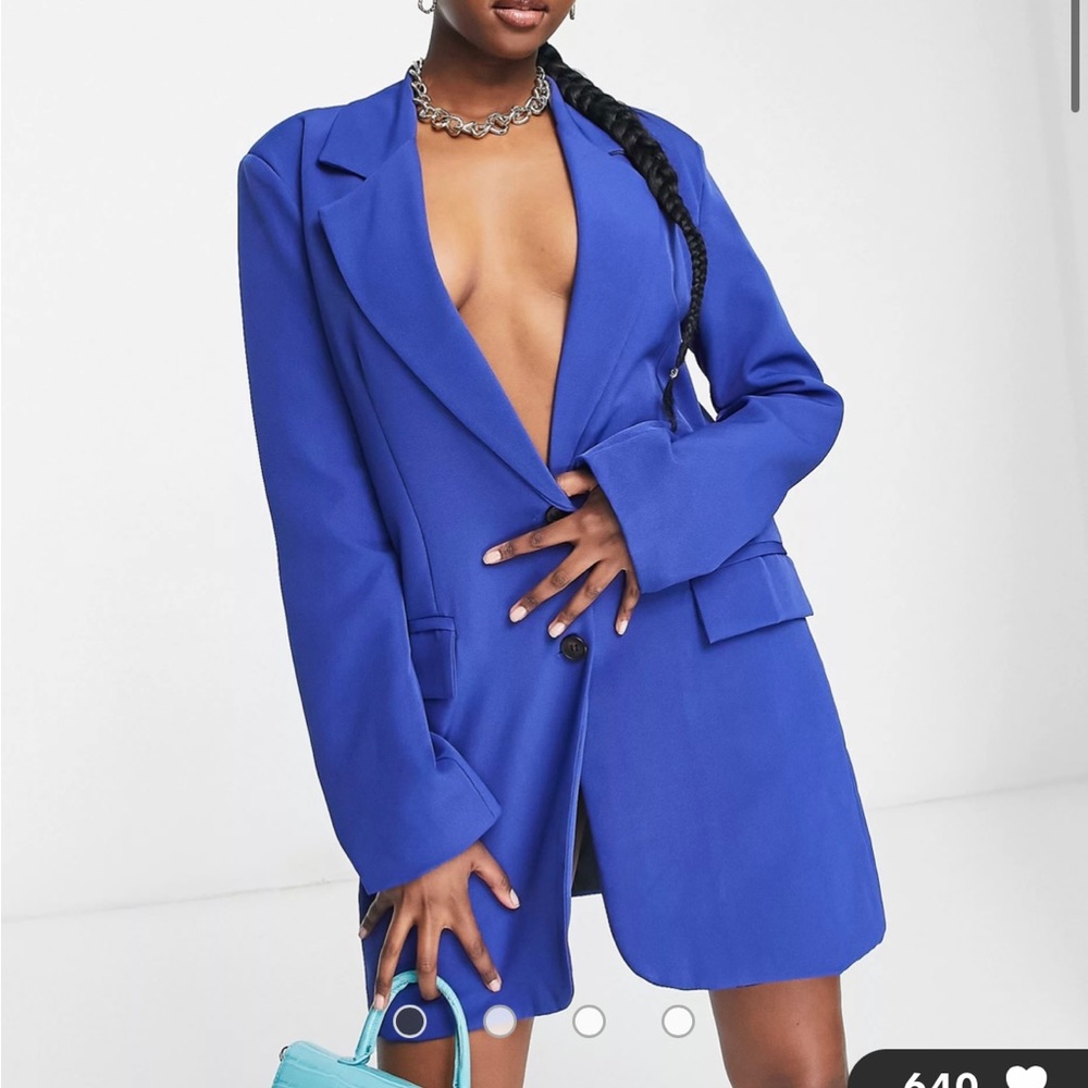 Cobalt blue tuxedo dress - tags on!!